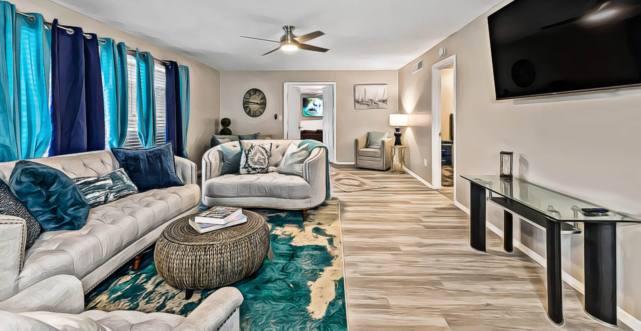 remodeled sitting room